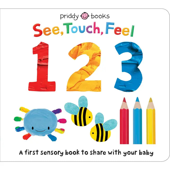 See, Touch, Feel 123 Board Book