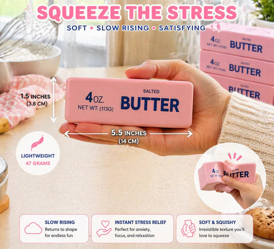 Pink Butter Slow Rise Squishy