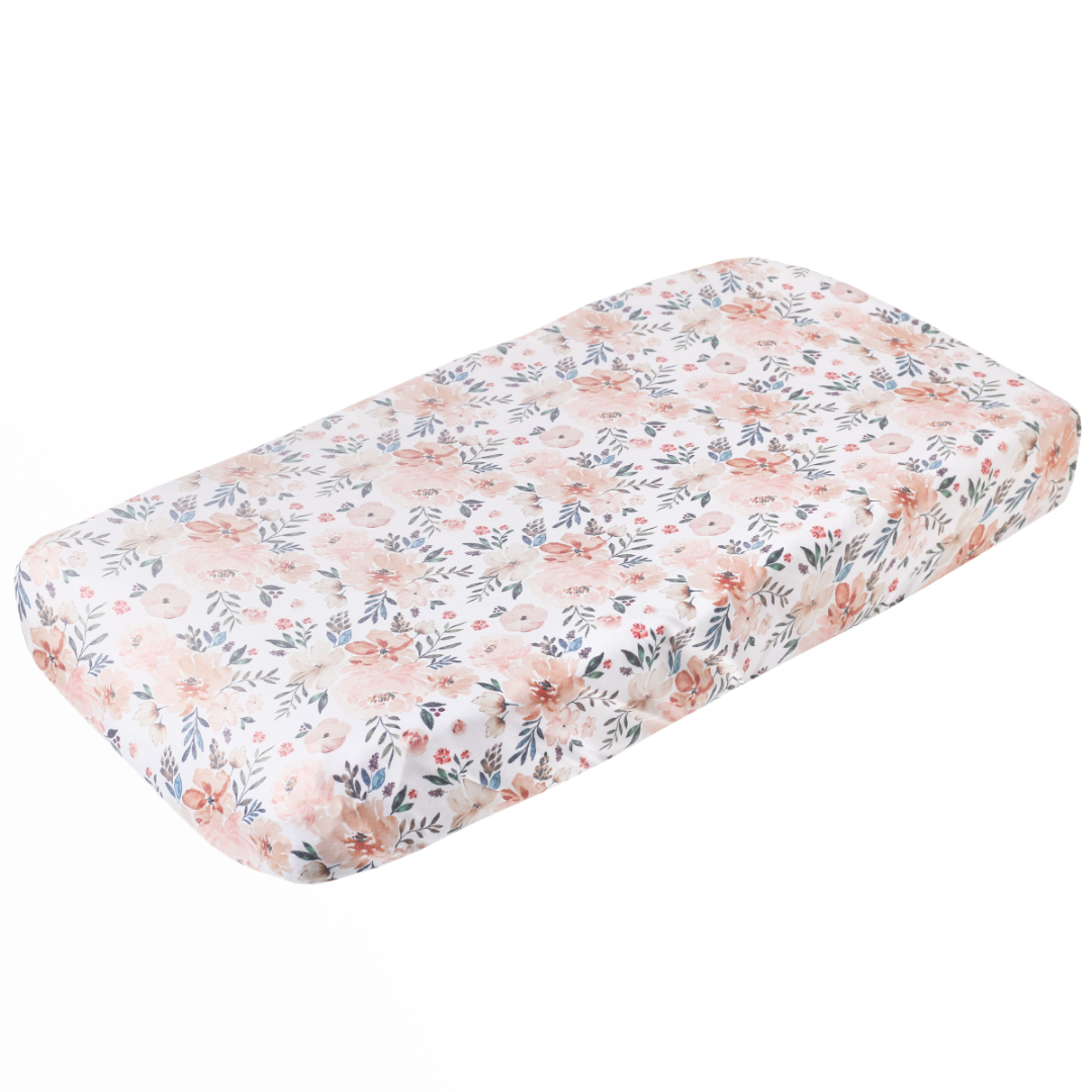 Copper Pearl Premium Knit Diaper Changing Pad Cover / Autumn