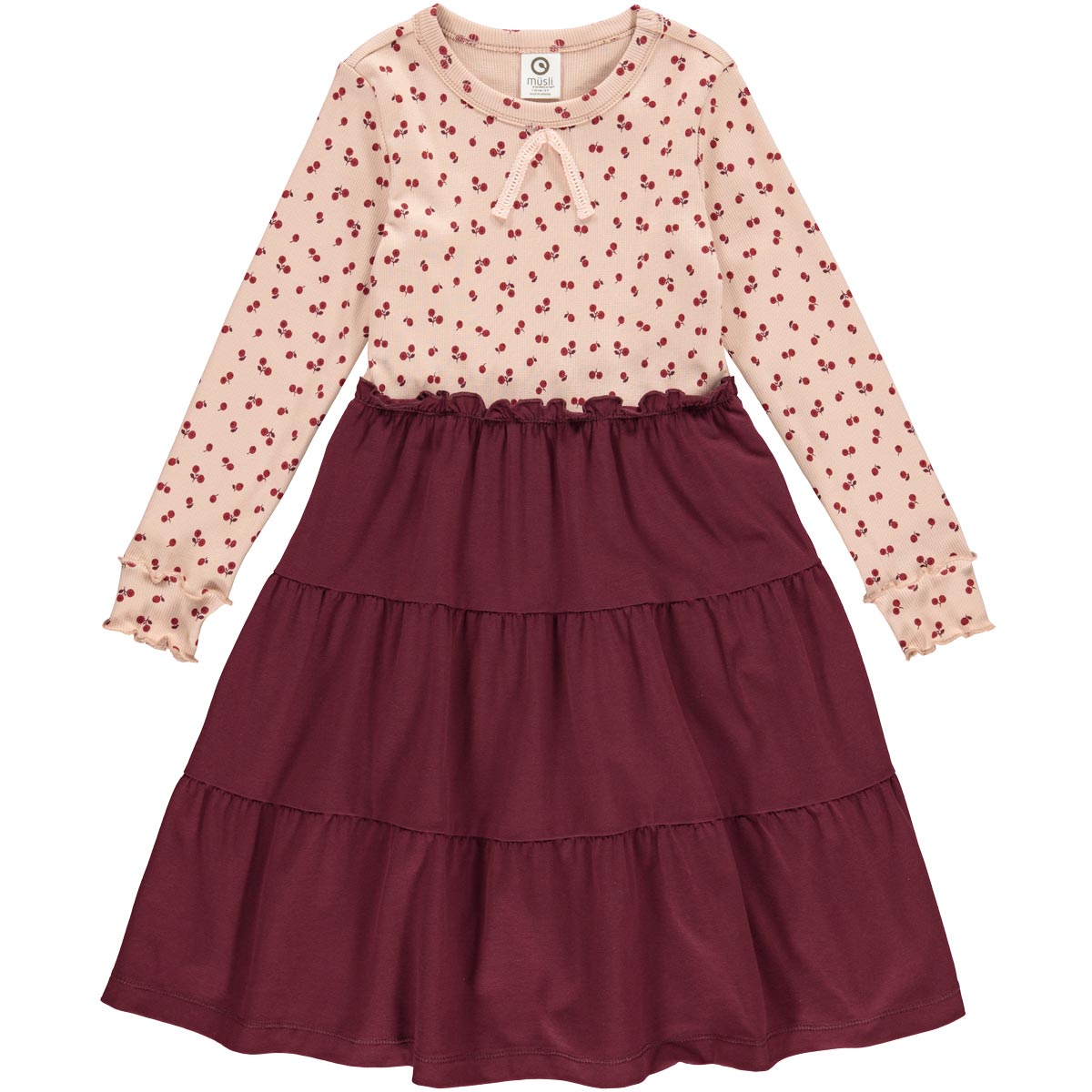 Muesli Berry Long Sleeve Dress / Cherries