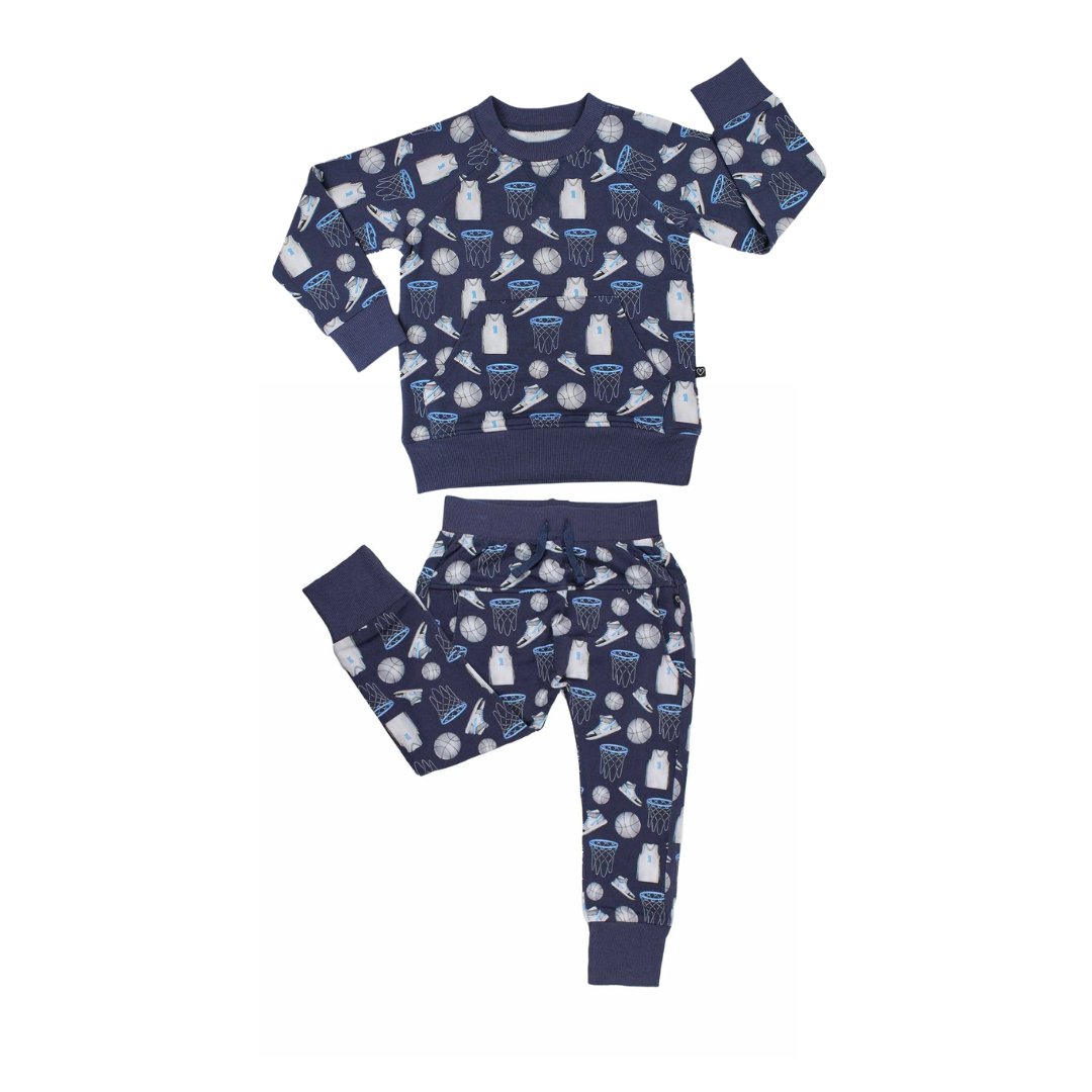 Lev Baby Jogger Set / Navy Basketball (Duncan)