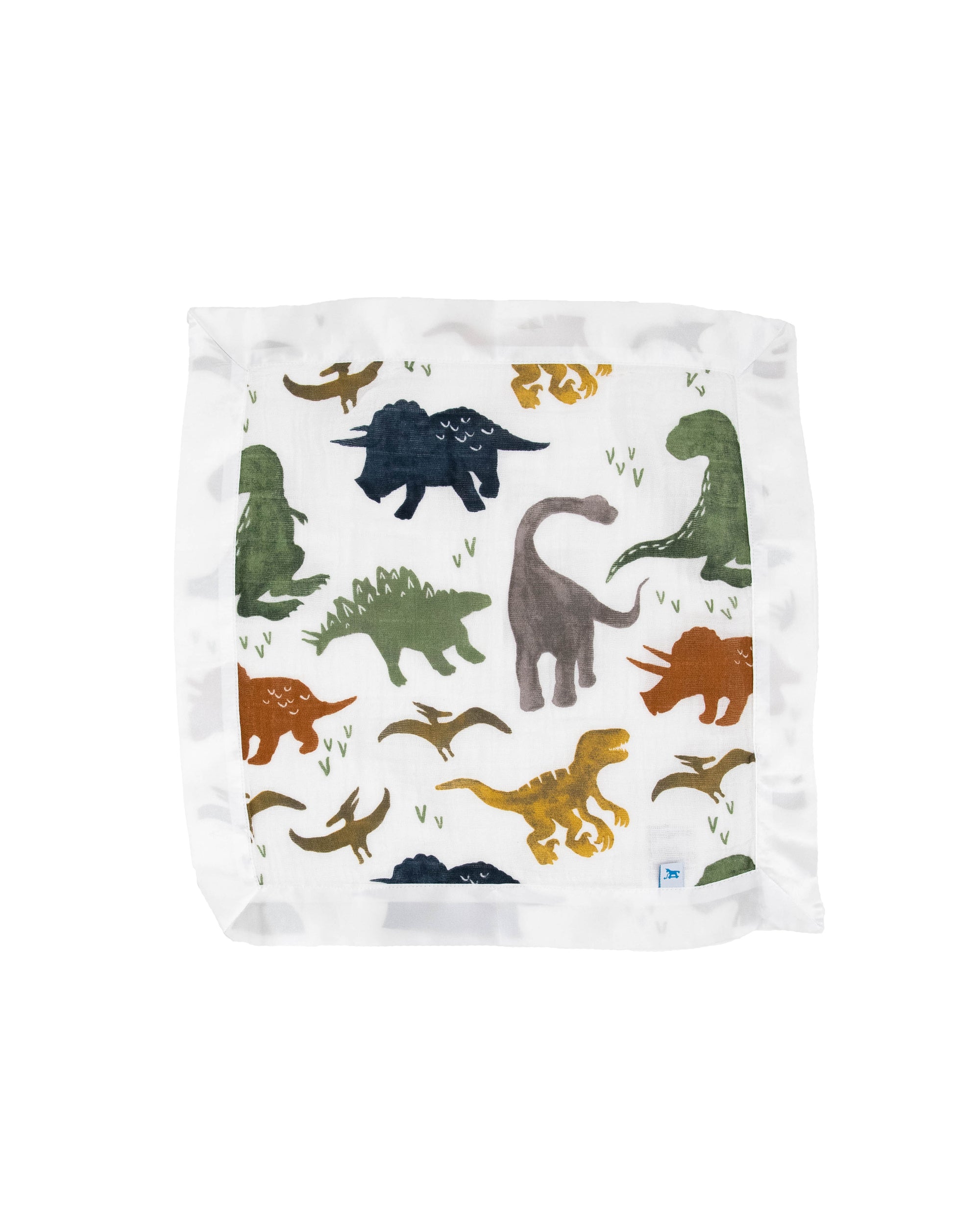 Little Unicorn Cotton Muslin Security Blanket 3 Pack / Dino Friends