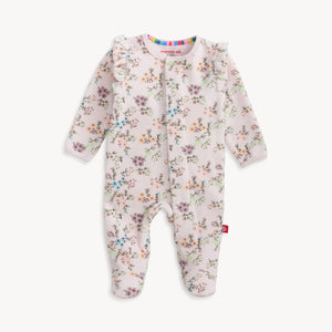 Magnetic Me Velour Magnetic Footie / Emily