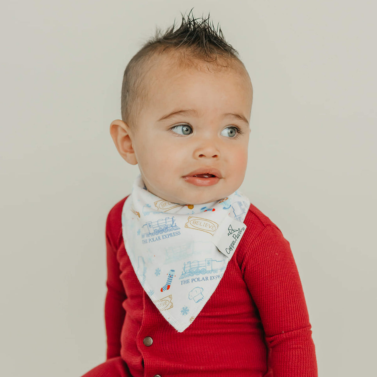 Copper Pearl Bandana Bib 4-Pack / Christmas Classics