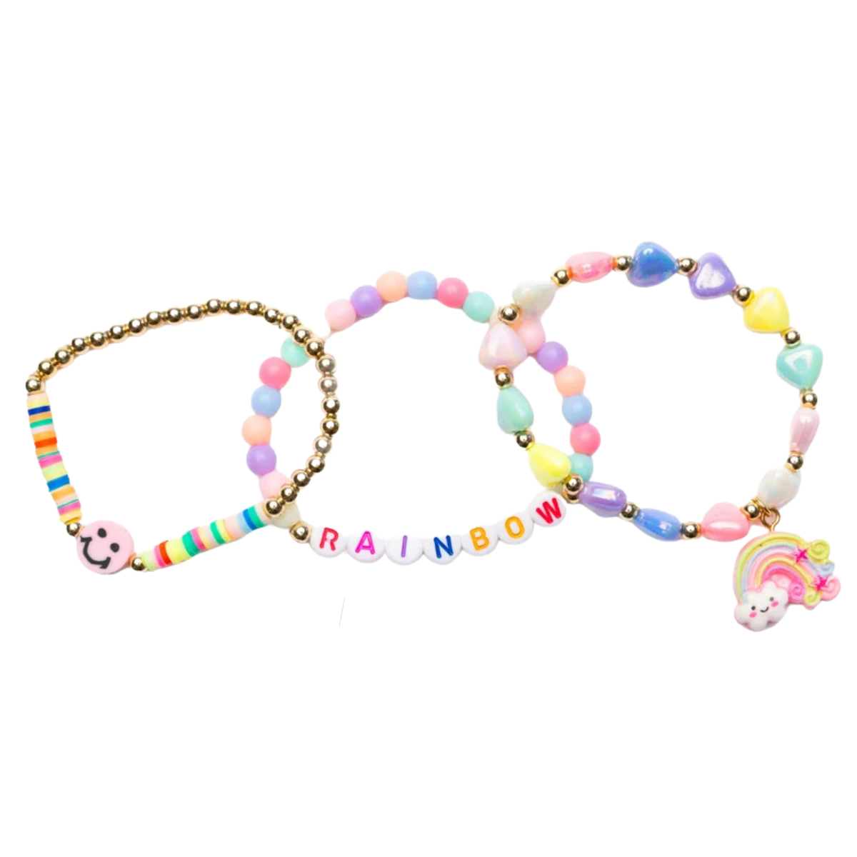 Rainbow Smiles Bracelet Set