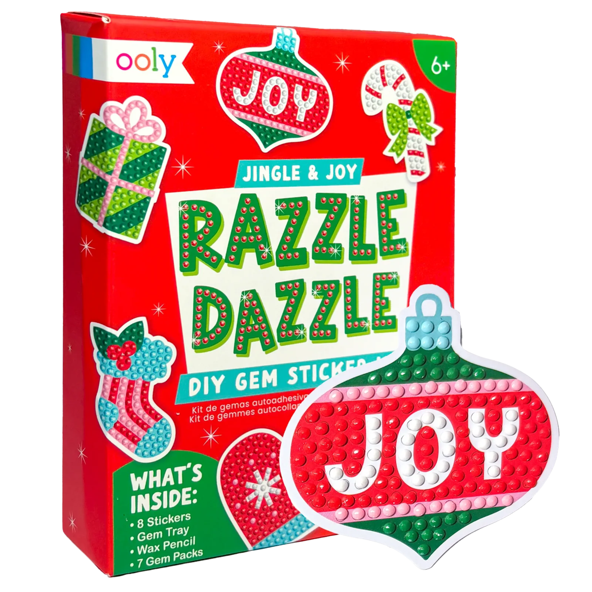 Ooly Mini Razzle Dazzle: DIY Gem Sticker Kit / Jingle & Joy