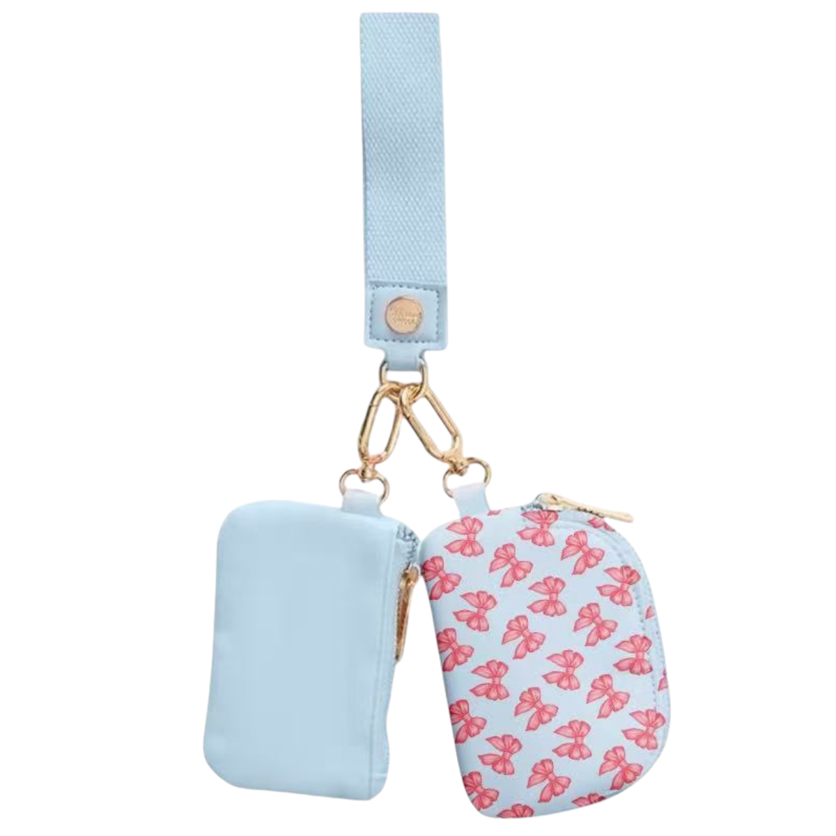 Blue Bows Dual Wallet