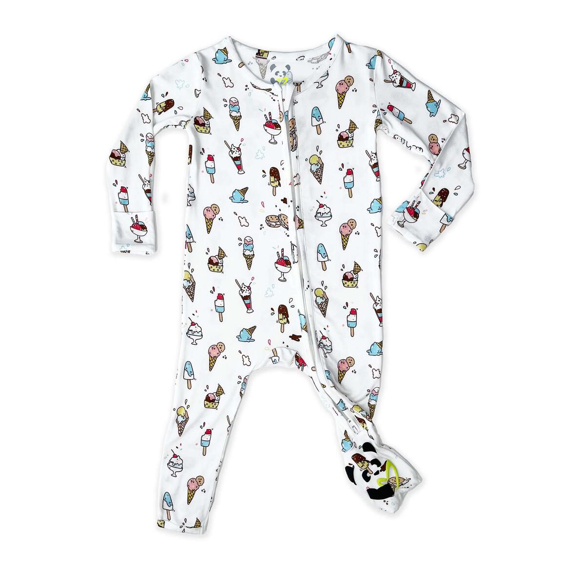 Bellabu Bear Convertible Footie / Ice Cream