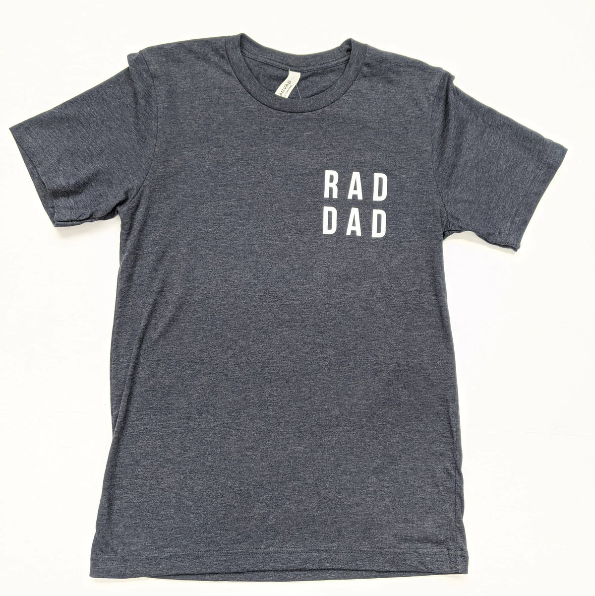 Rad Dad Tee - Heathered Blue - Small***