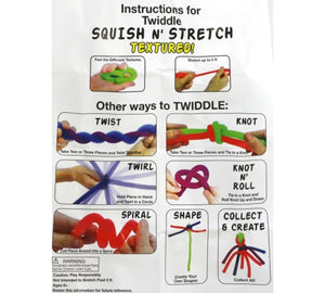 Zorbitz Twiddle Squish N' Stretch Sensory Toy / Textured - Assorted