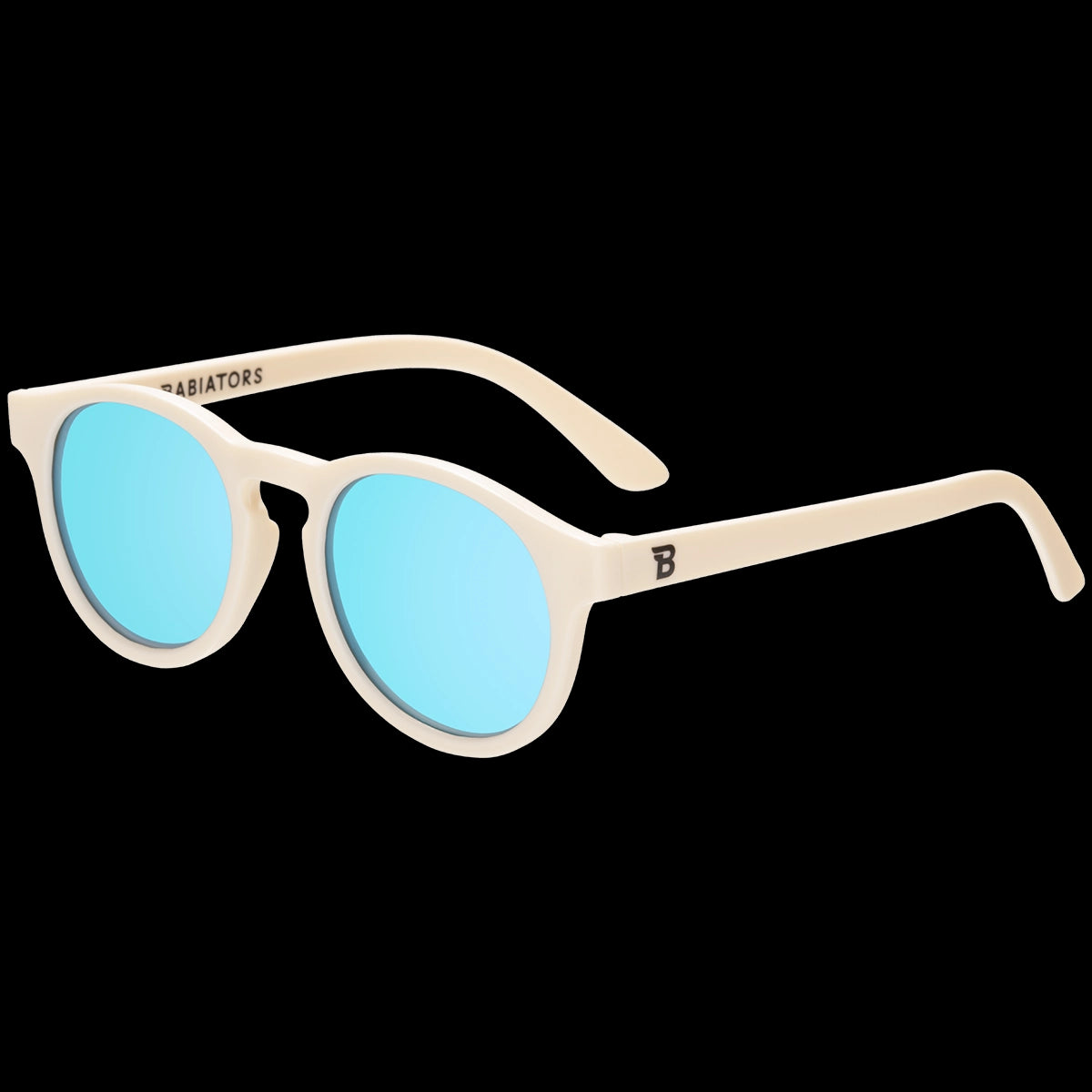 Babiators Keyhole Sunglasses (Blue Lens) / Sweet Cream
