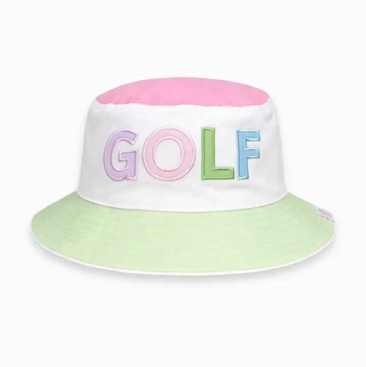 Rainbow Golf Bucket Hat