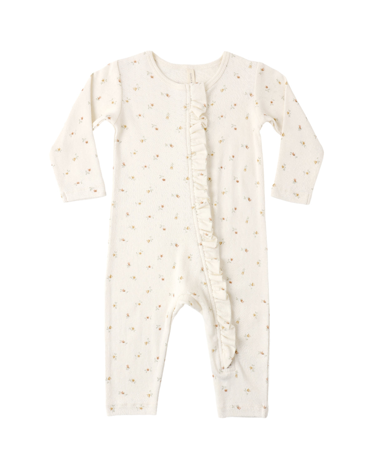 Quincy Mae Ruffle Zip Jumpsuit / Petit Fleur