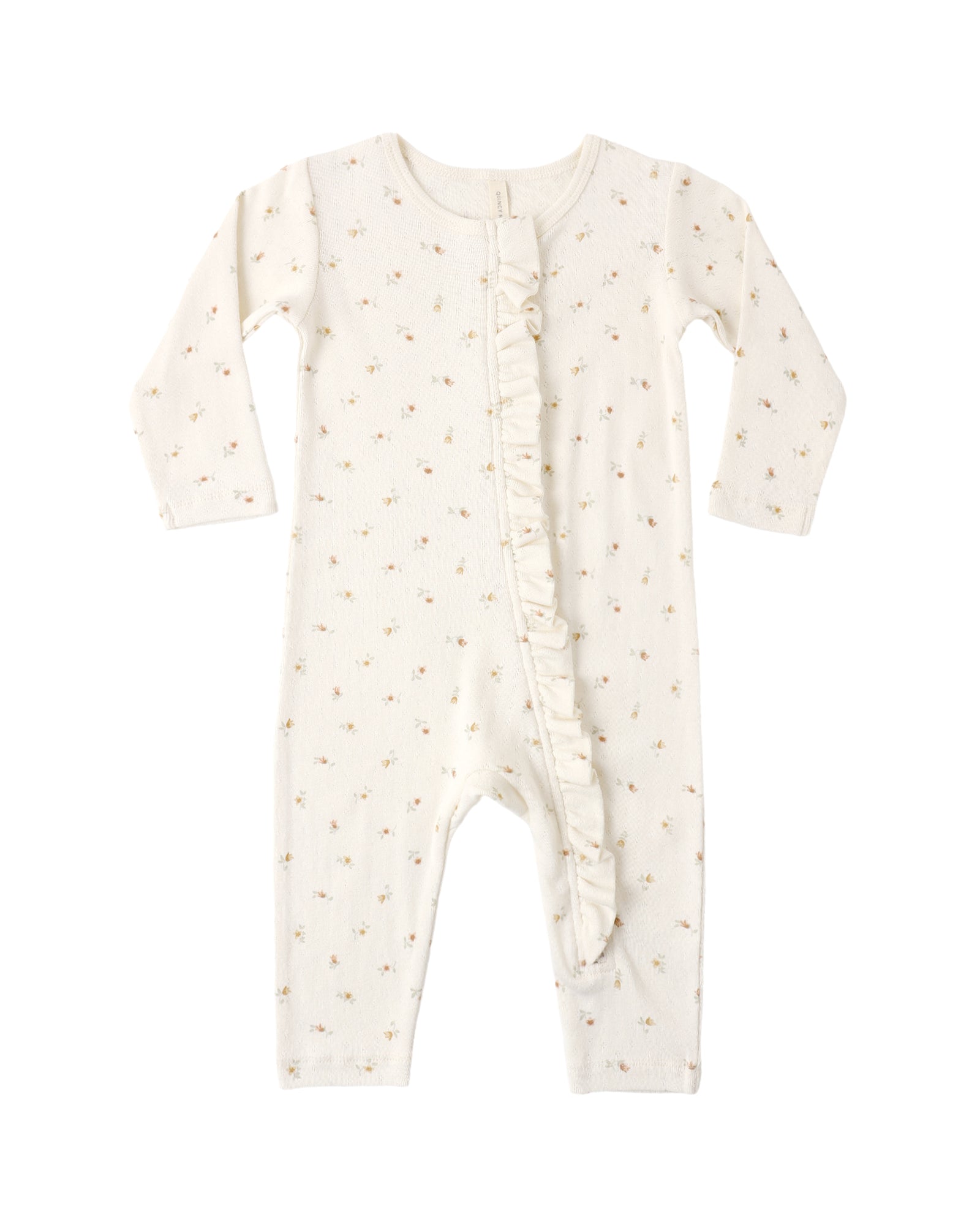 Quincy Mae Ruffle Zip Jumpsuit / Petit Fleur