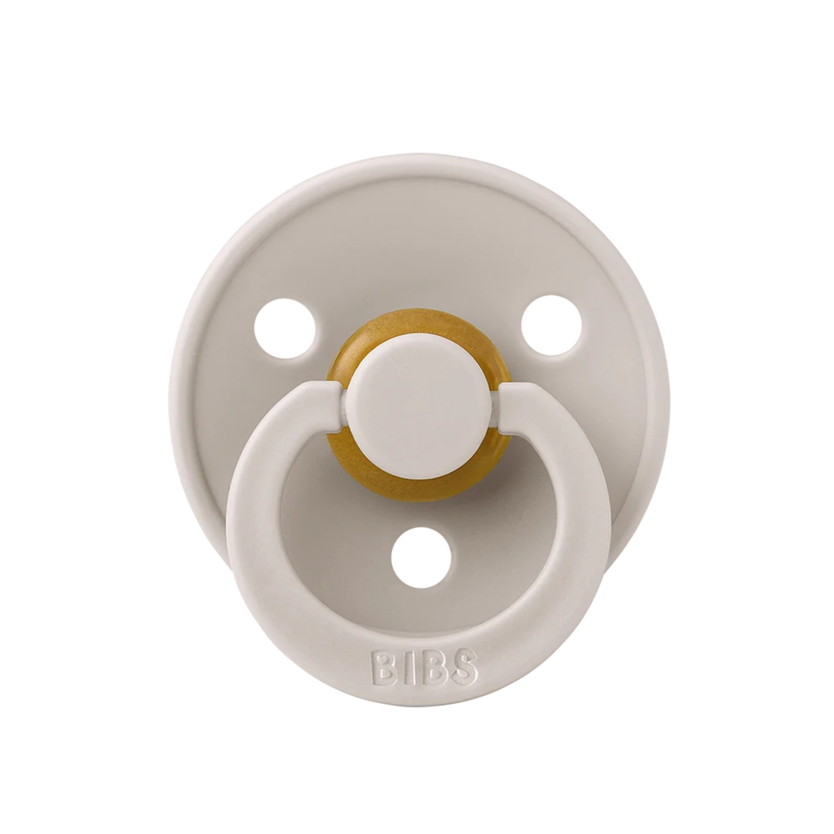 BIBS Round Single Pacifier / Size 1 (0-6 Months)