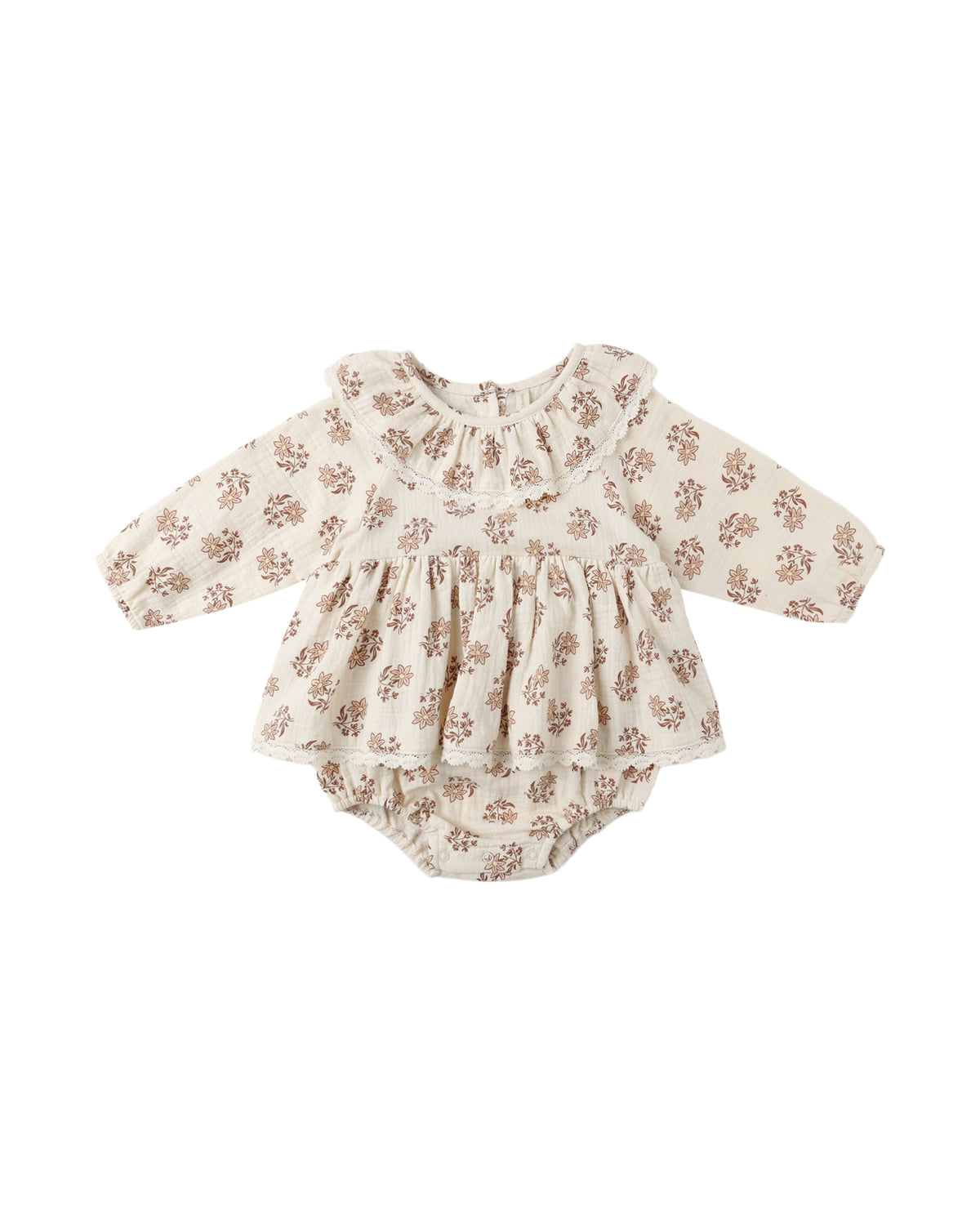 Quincy Mae Thalia Romper / Daylily