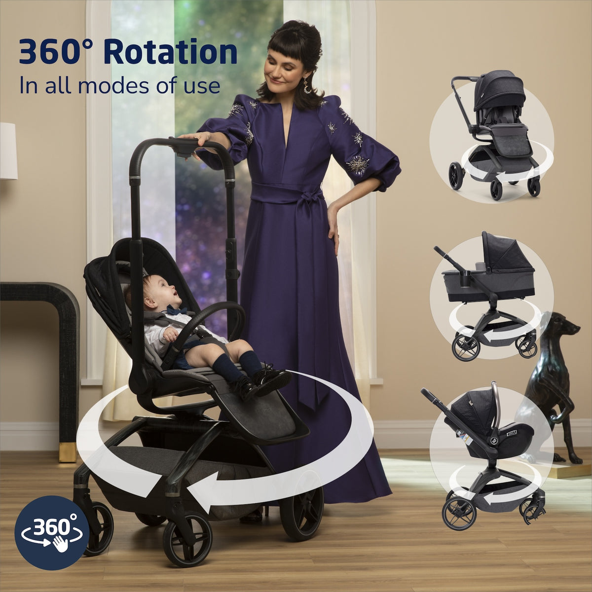 Maxi-Cosi Kindred Collection Tana 360 Modular Stroller
