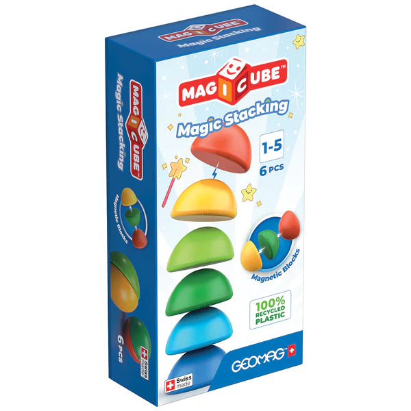GeoMagWorld Magicube Stacking Set - 6 Piece