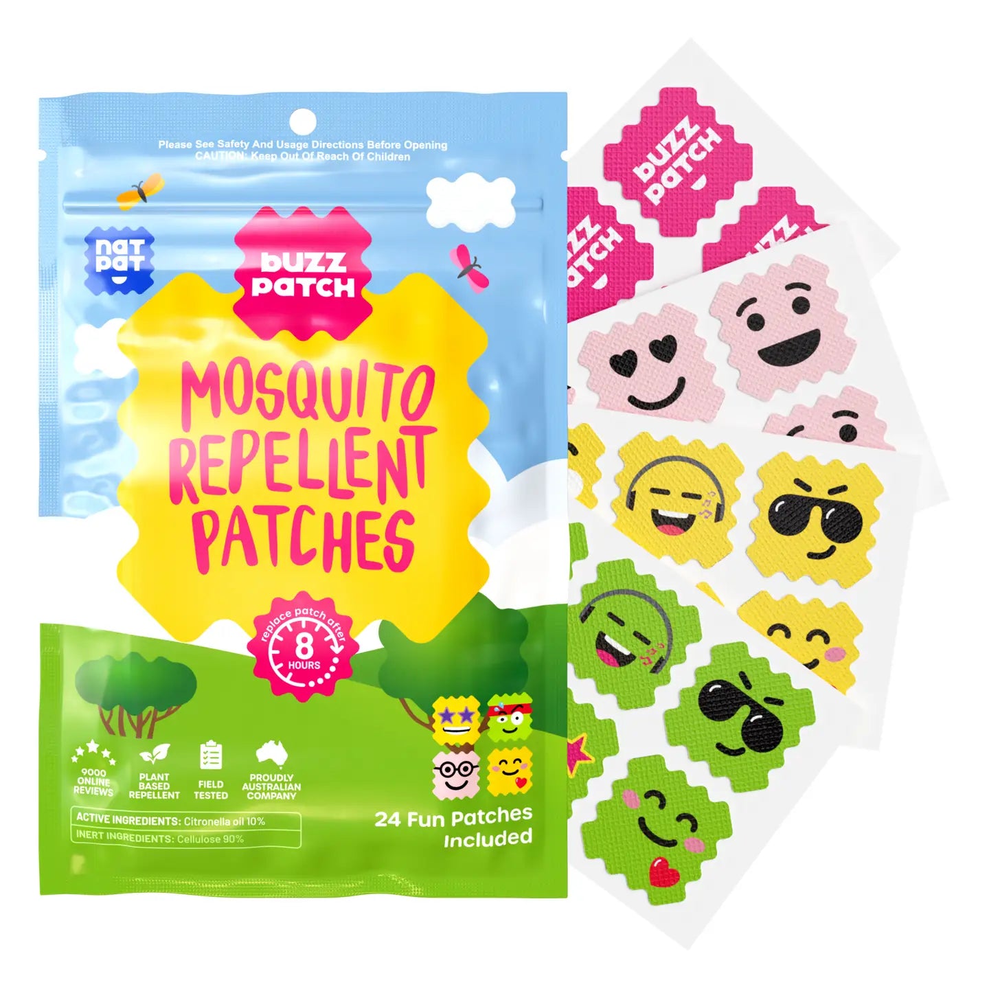 BuzzPatch Mosquito & Insect Repellent Stickers