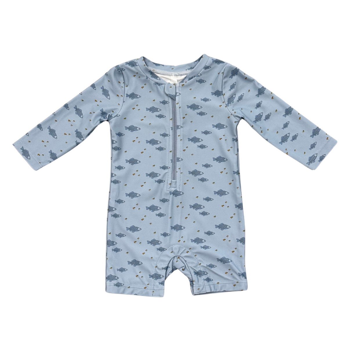 Babysprouts One Piece Rashguard Swimsuit / Fish