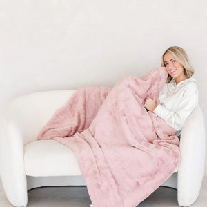 Saranoni Patterned Faux Fur XL Throw Blanket (60"x80")