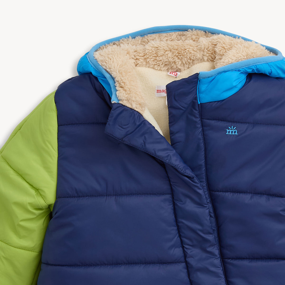 Magnetic Me Nylon Puffer Pram / Storm Blue