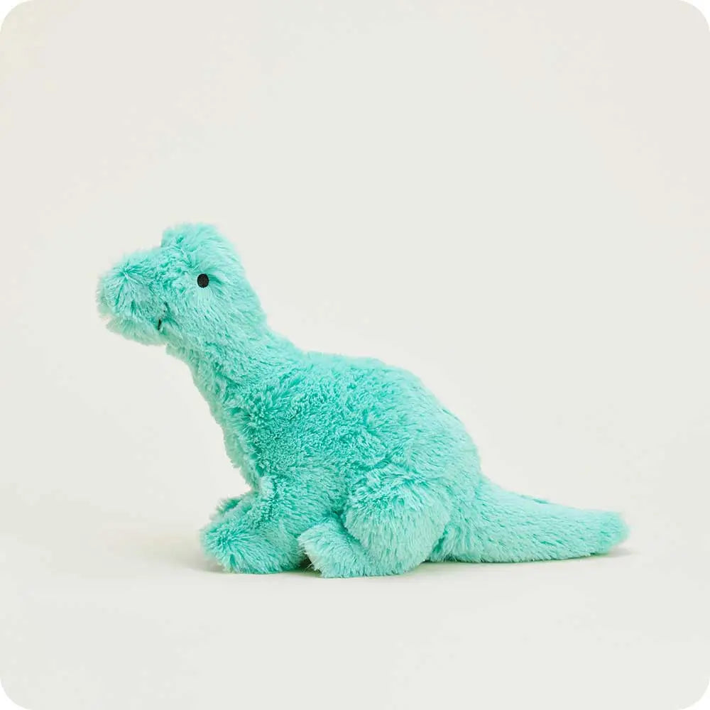 Warmies Cozy Plush Teal Long Neck Dinosaur