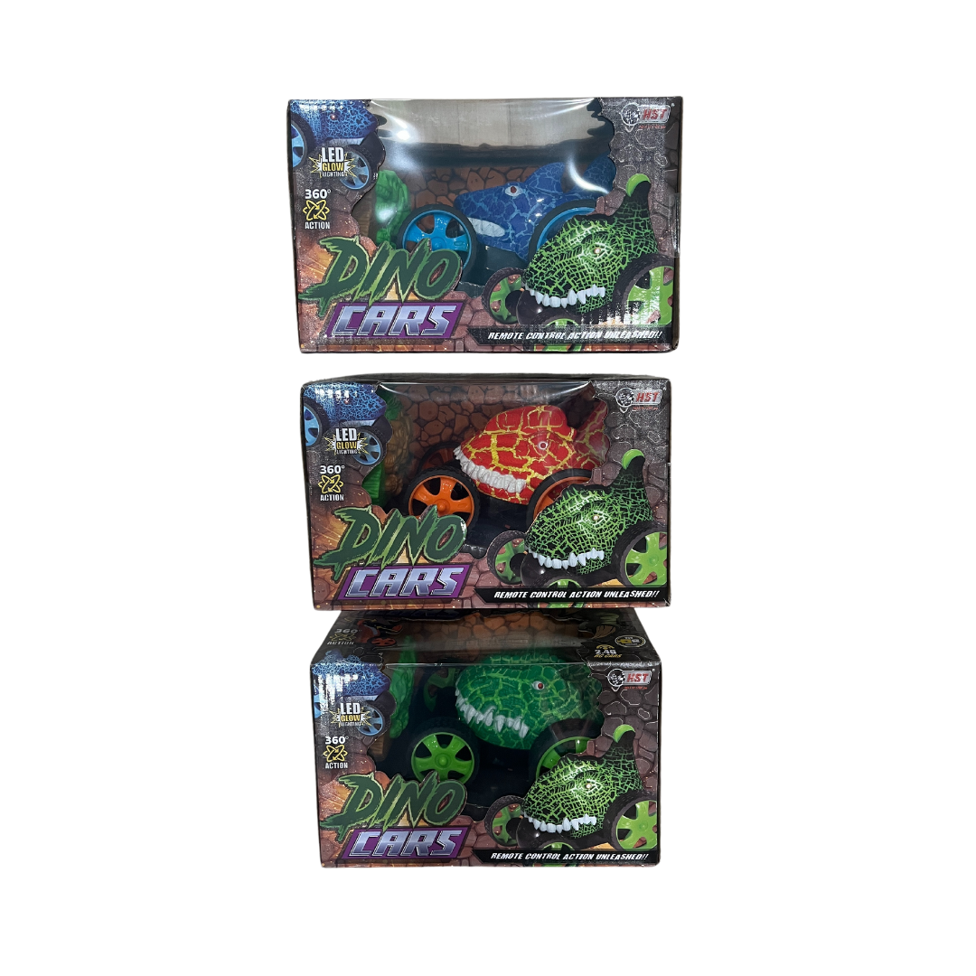 Remote Control Stunt Dino Car - Assorted