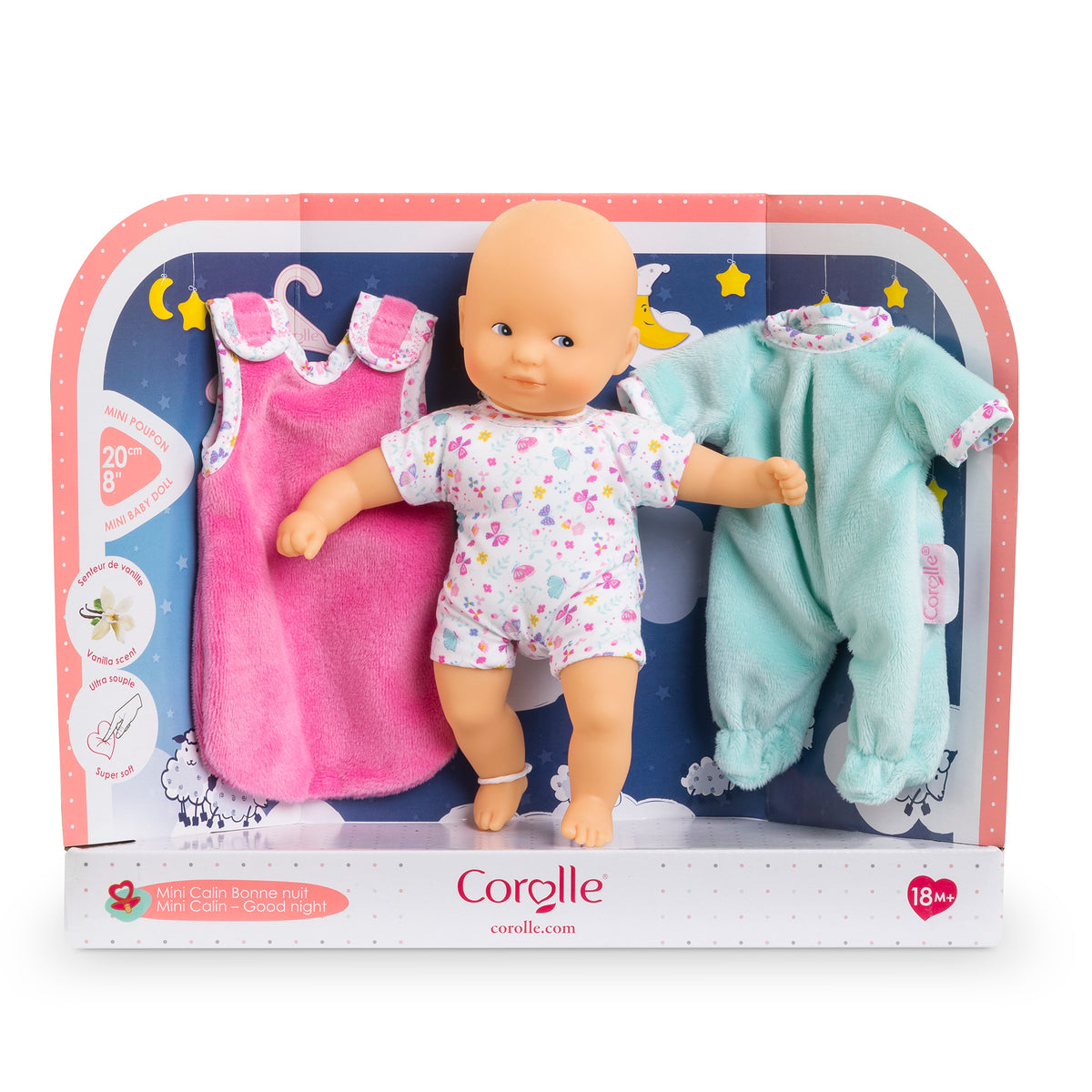 Corolle Mini Calin Baby Doll / Good Night Butterflies