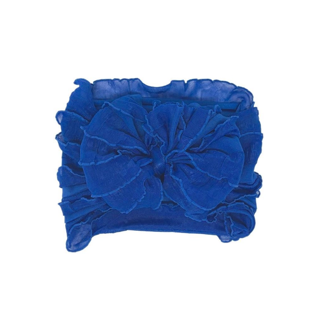 Ruffle Headband - Royal