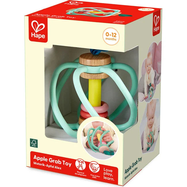 Hape Apple Grab Teether Toy