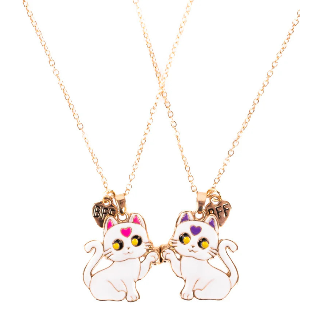Smitten Kitten Tear & Share Necklaces - 2pc
