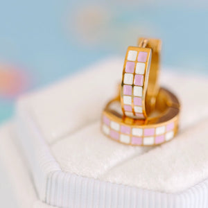 Pierced Huggie Earrings