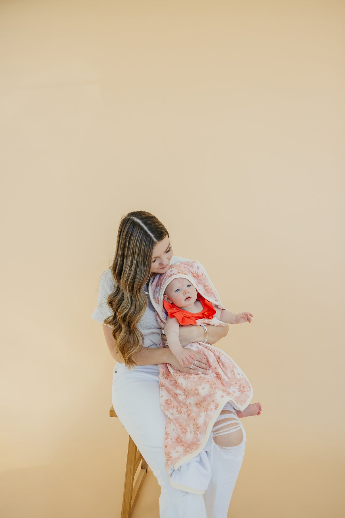 Copper Pearl Premium Knit Hooded Towel / Penny