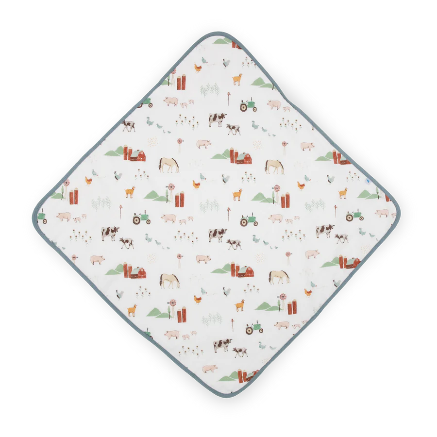 Little Unicorn Infant Hooded Towel / Farmyard