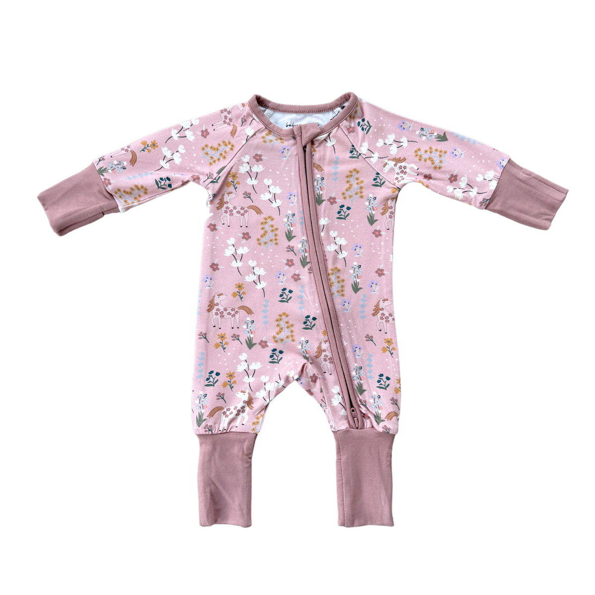 Babysprouts Zip Romper / Unicorn