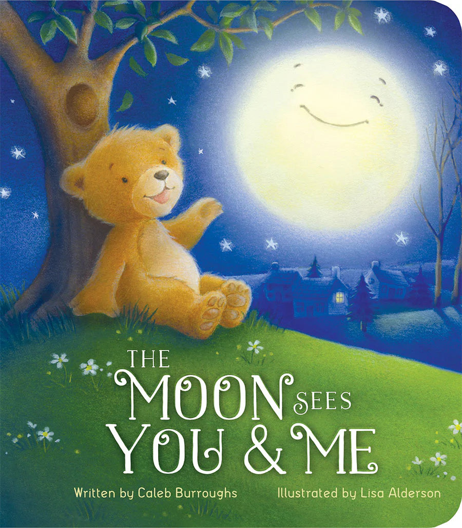The Moon Sees You and Me Board Book