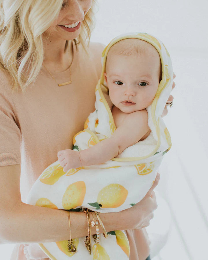 Little Unicorn Infant Hooded Towel / Lemon