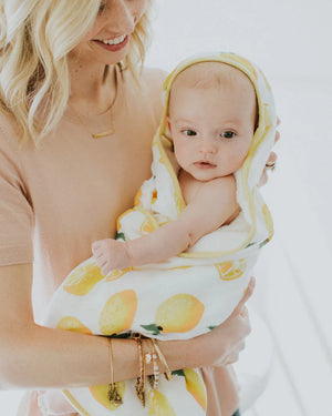 Little Unicorn Infant Hooded Towel / Lemon