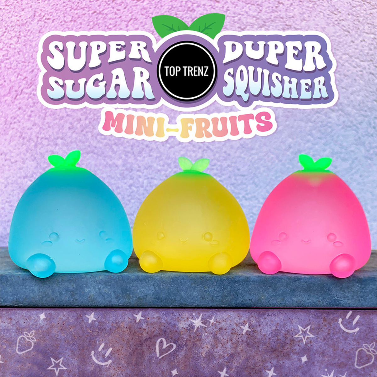 Sugar Squisher 2 Pack / Mini Fruits