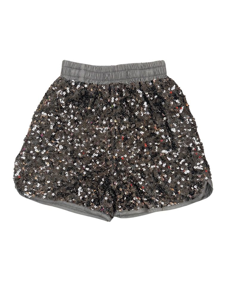 Black Sequin Shorts