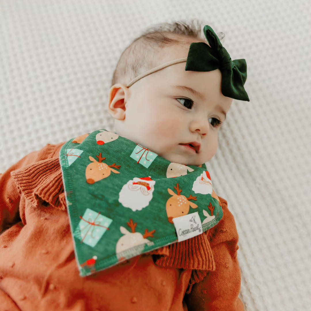 Copper Pearl Bandana Bibs / Prancer