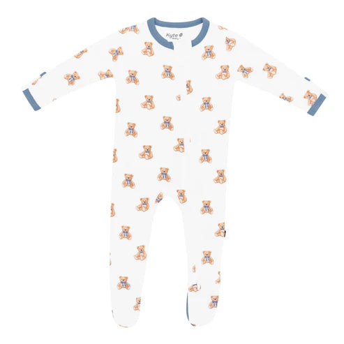 Kyte Baby Zippered Footie / Teddy Bear