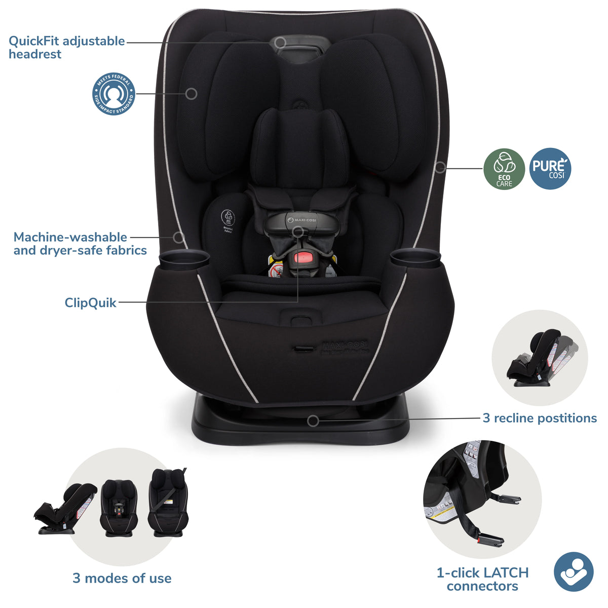 Maxi-Cosi Pria Max All-in-One Convertible Car Seat