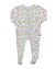 Lev Baby Ruffled Zippered Footie / Ruby