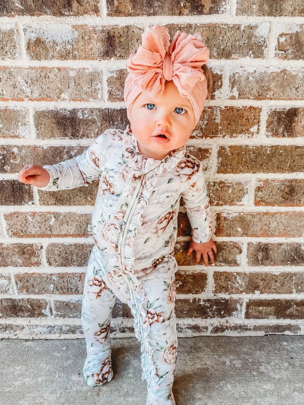 Floral Dreams Ruffled Zip Convertible One Piece