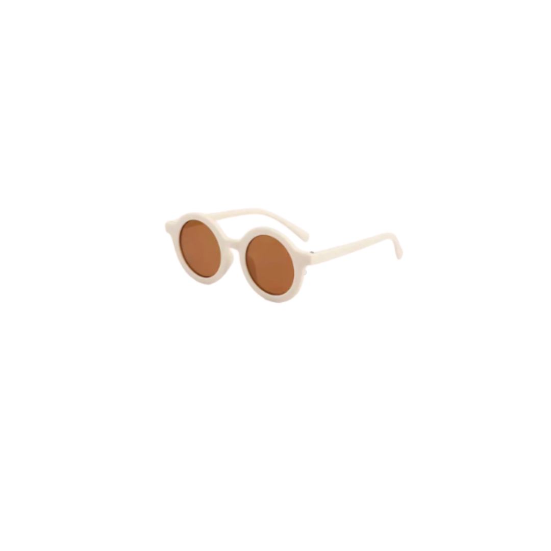 Retro Round Sunglasses / Cloud