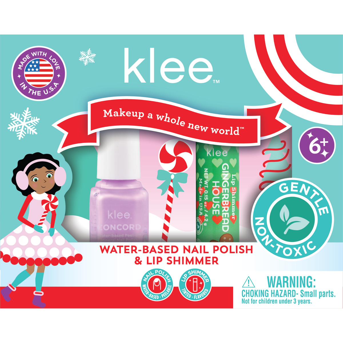 Klee Elves' Play Holiday Nail Polish & Lip Shimmer