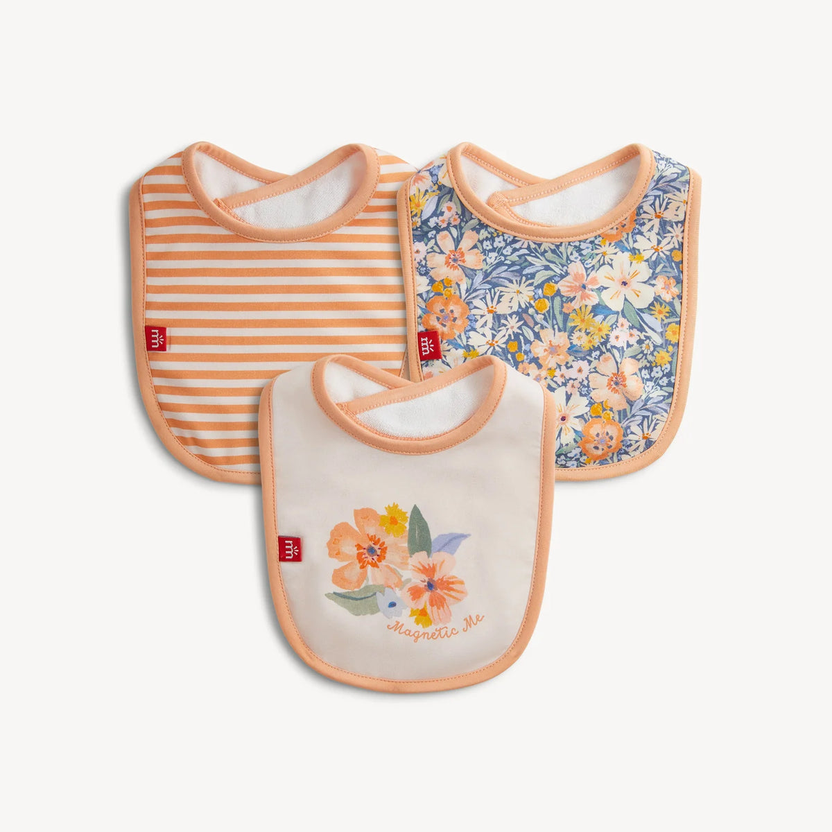 Magnetic Me Modal Bib 3-Pack / Flora