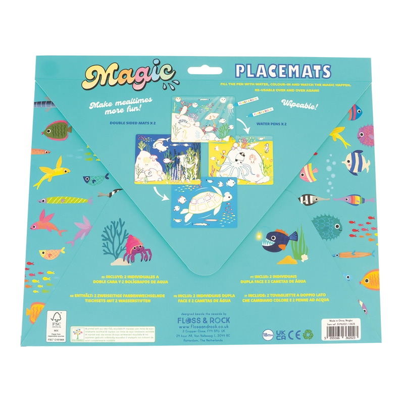 Magic Water Placemats / Ocean